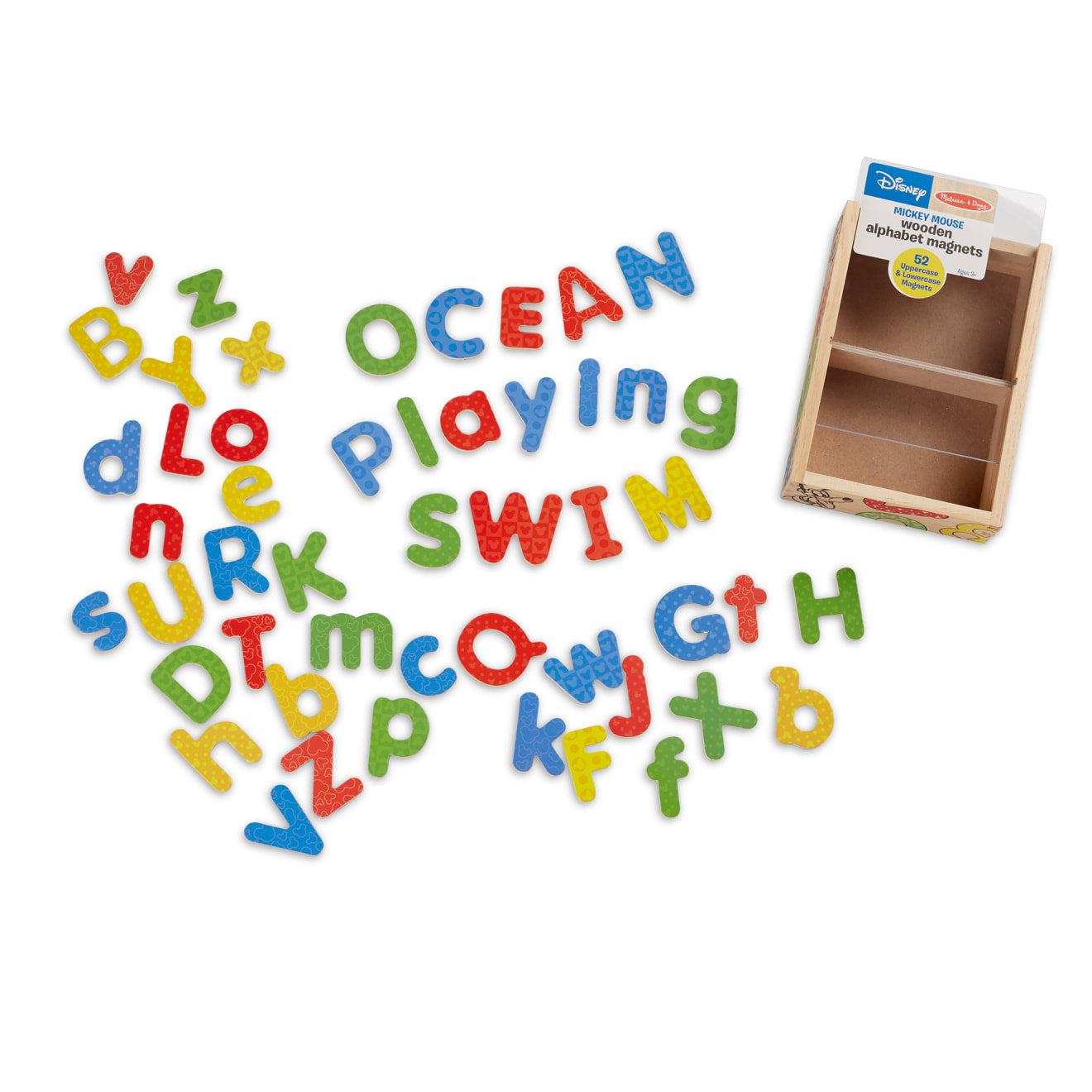 Melissa & Doug Disney Mickey & Friends Wooden Alphabet Magnets