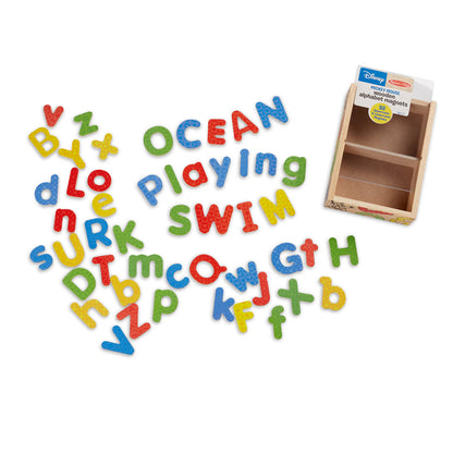 Melissa & Doug Disney Mickey & Friends Wooden Alphabet Magnets