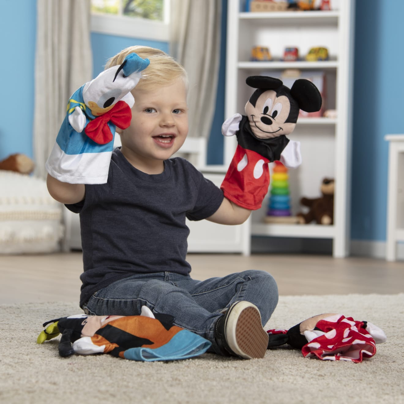Melissa & Doug Disney Mickey Mouse & Friends Soft & Cuddly Hand Puppets
