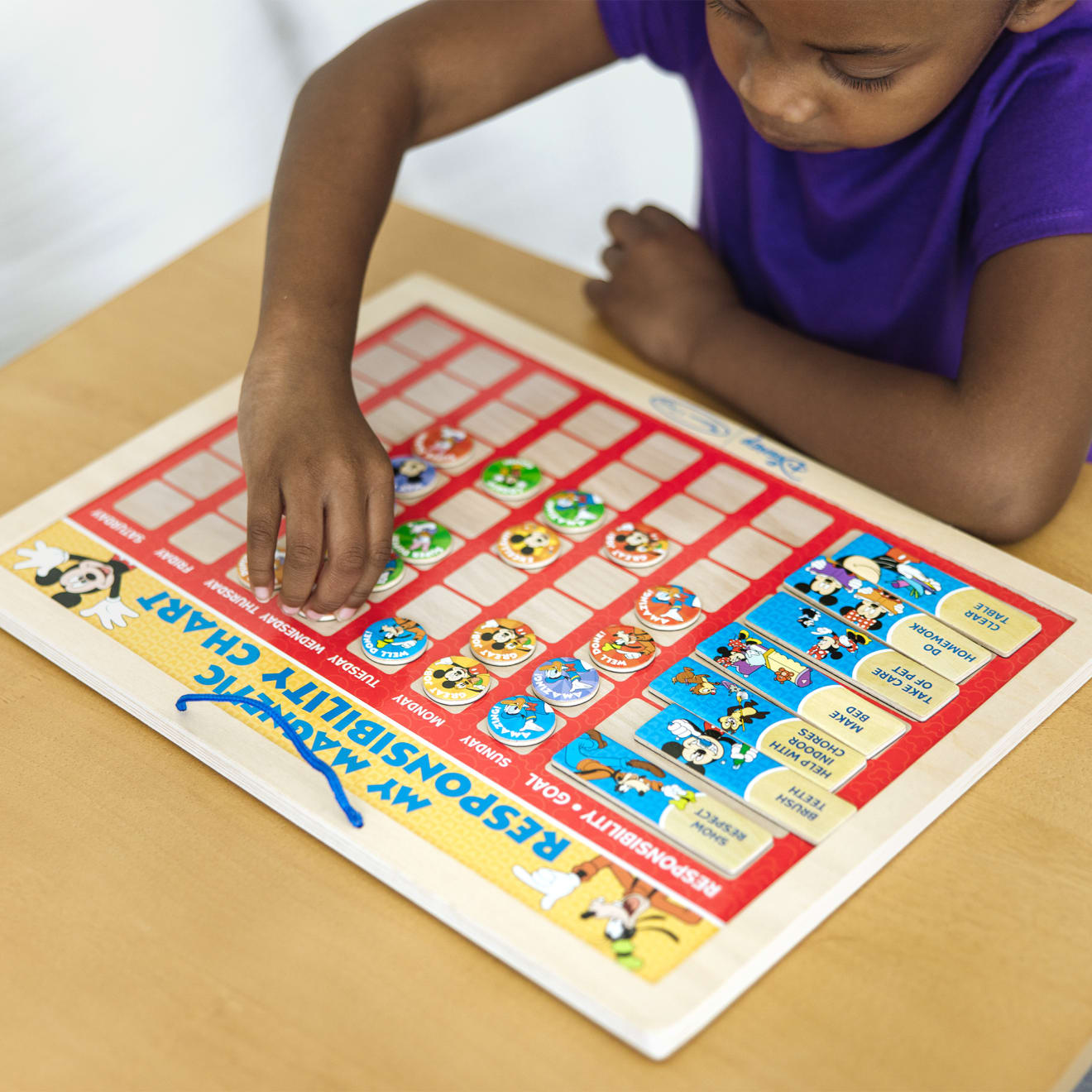 Melissa & Doug Mickey Mouse My Magnetic Responsibility Chart