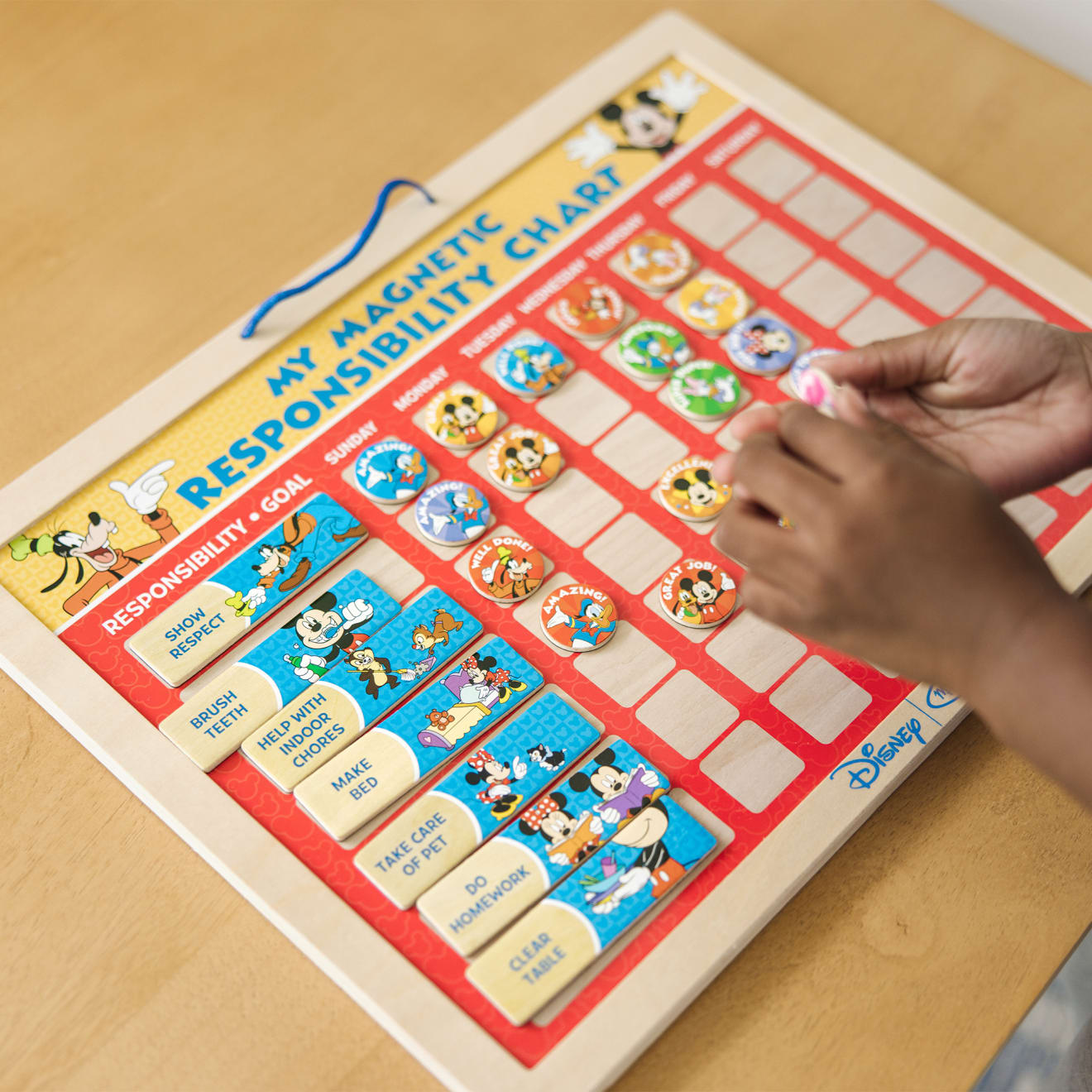 Melissa & Doug Mickey Mouse My Magnetic Responsibility Chart