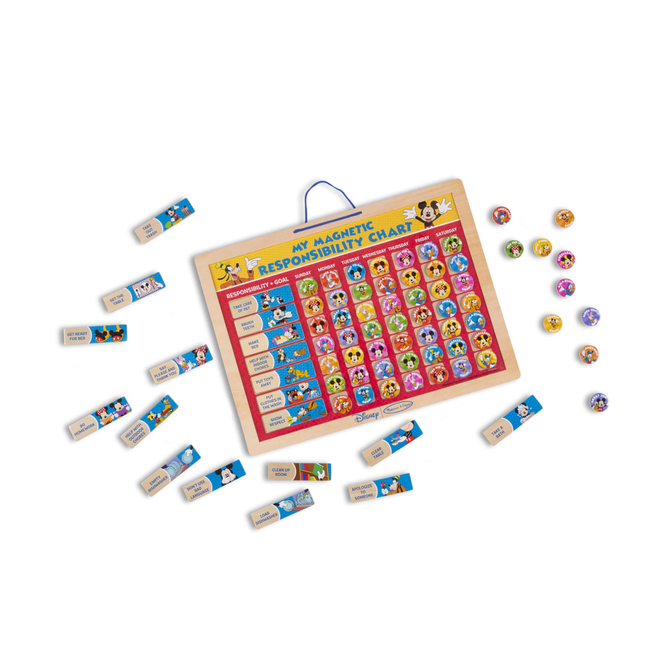 Melissa & Doug Mickey Mouse My Magnetic Responsibility Chart