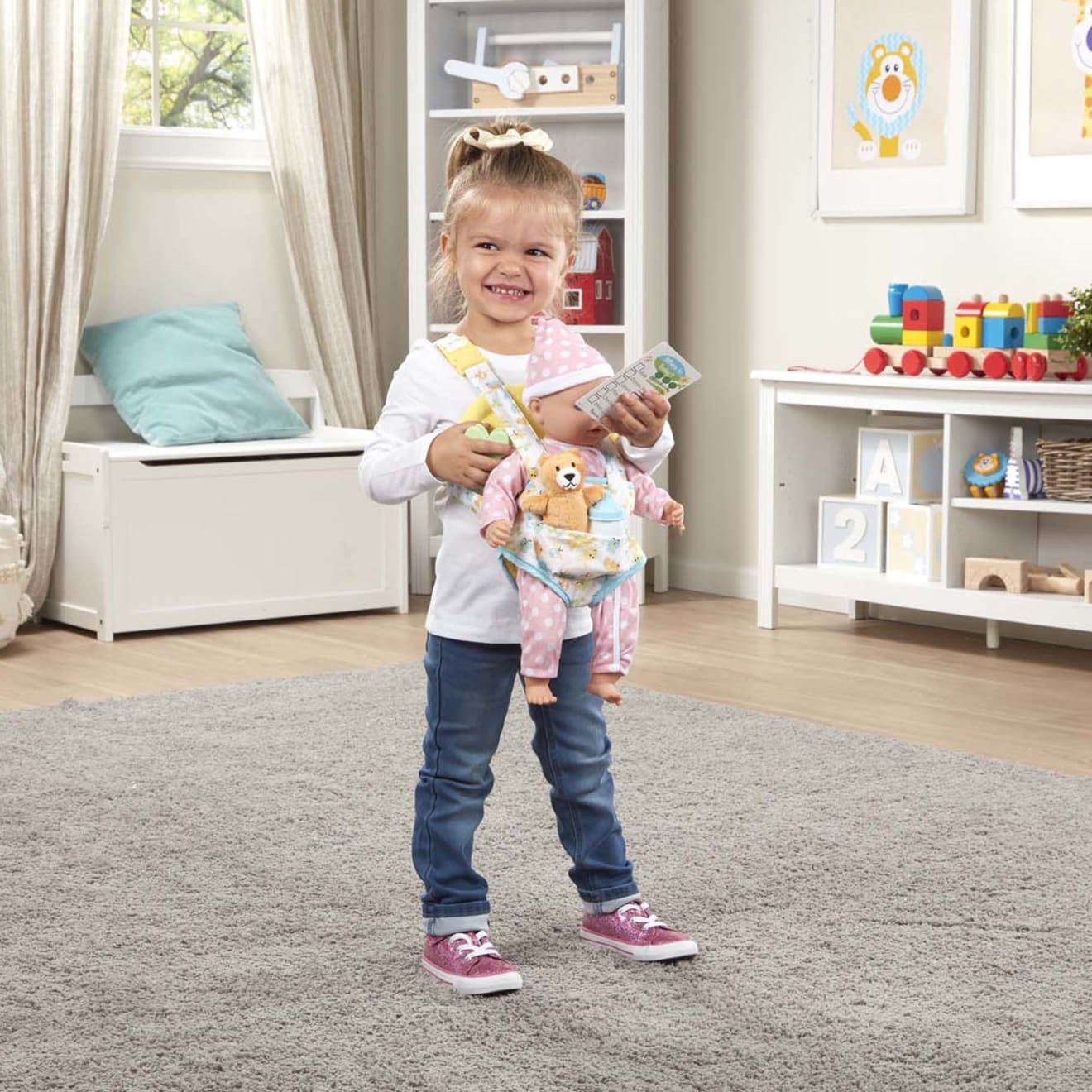 Melissa & Doug Mine To Love Carrier Play Set