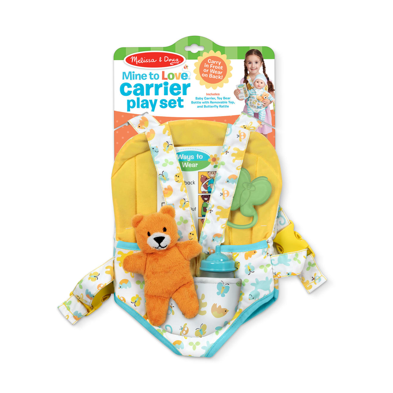 Melissa & Doug Mine To Love Carrier Play Set