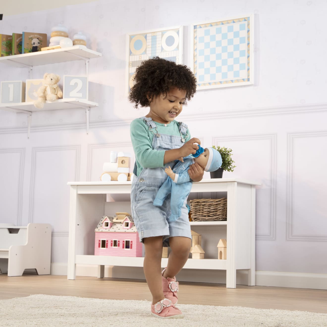 Melissa & Doug Mine To Love Jordan 12-Inch Baby Doll