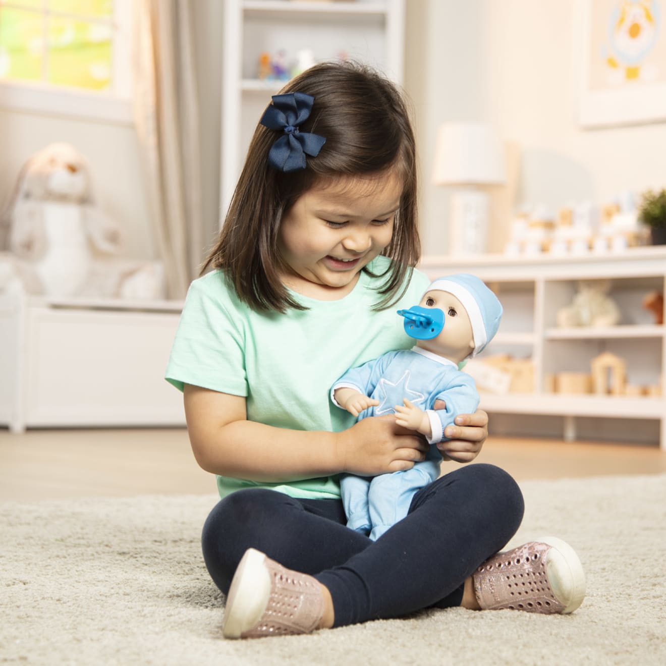 Melissa & Doug Mine To Love Jordan 12-Inch Baby Doll