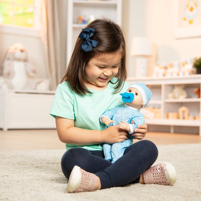Melissa & Doug Mine To Love Jordan 12-Inch Baby Doll