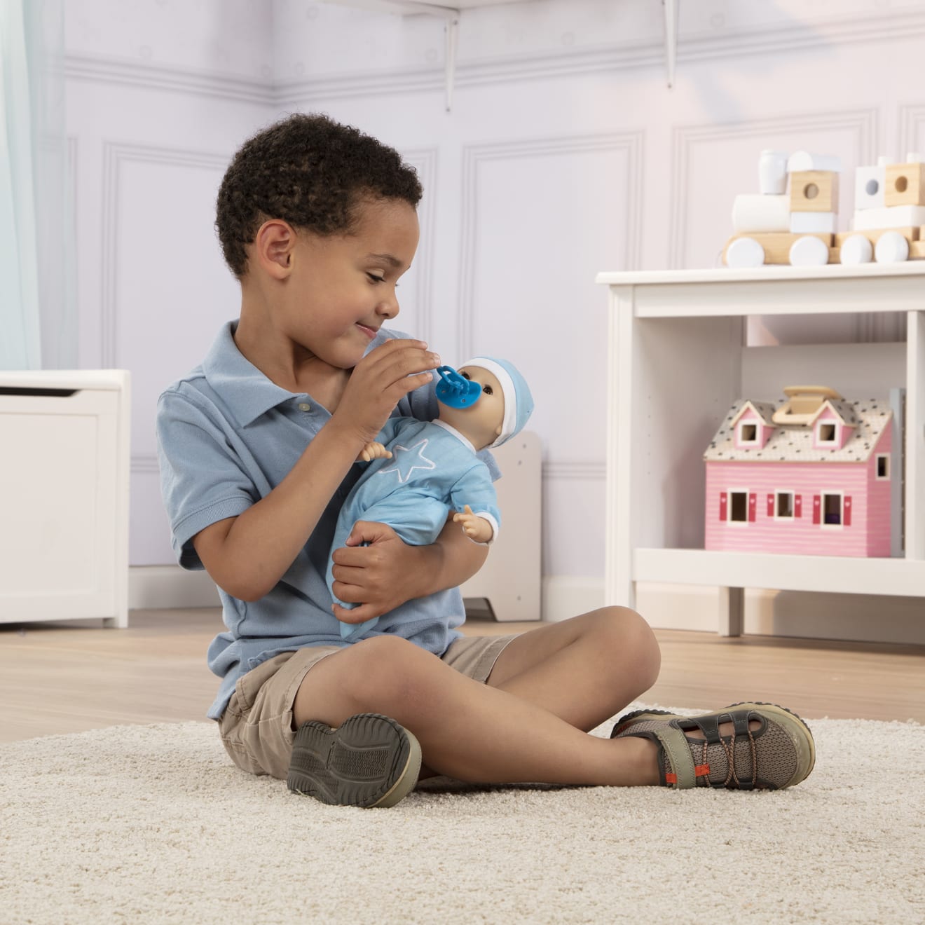 Melissa & Doug Mine To Love Jordan 12-Inch Baby Doll