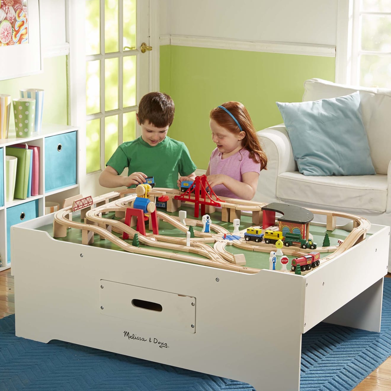 Melissa & Doug Multi-Activity Train Table