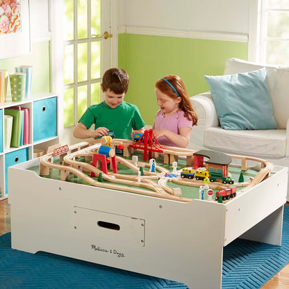 Melissa & Doug Multi-Activity Train Table