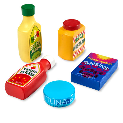 Melissa & Doug Pantry Food Set - Wooden Play Food