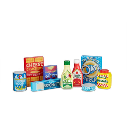 Melissa & Doug Pantry Food Set - Wooden Play Food