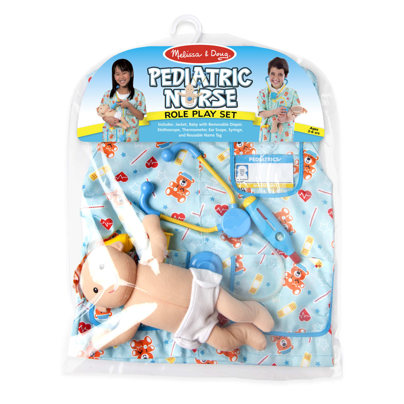 Melissa & Doug Pediatric Nurse Role Play Costume Set