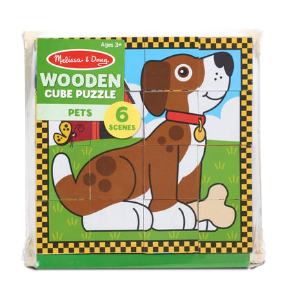 Melissa & Doug Pets Cube Puzzle