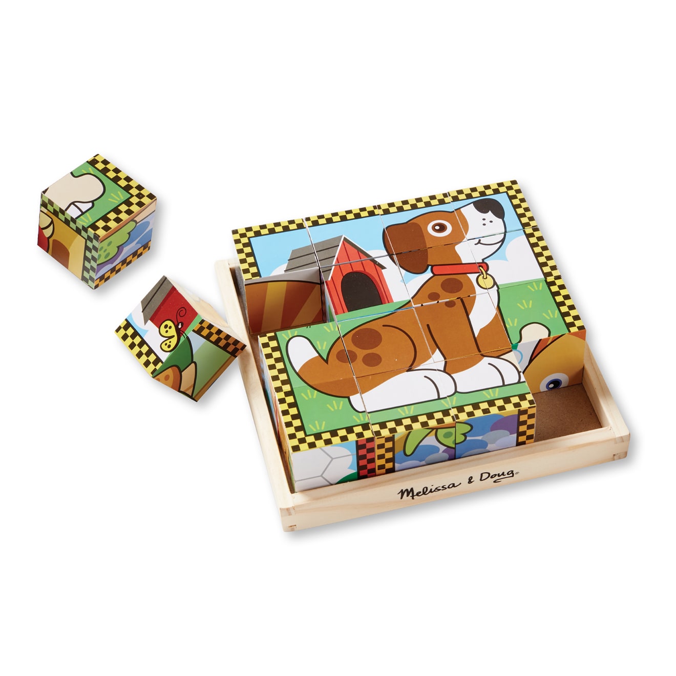 Melissa & Doug Pets Cube Puzzle
