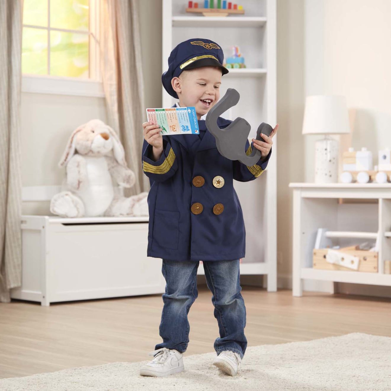 Melissa & Doug Pilot Role Play Costume Set