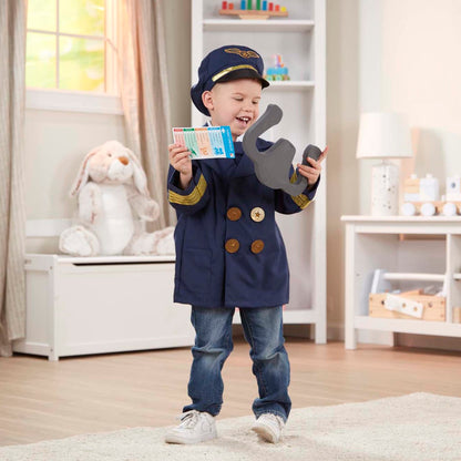 Melissa & Doug Pilot Role Play Costume Set