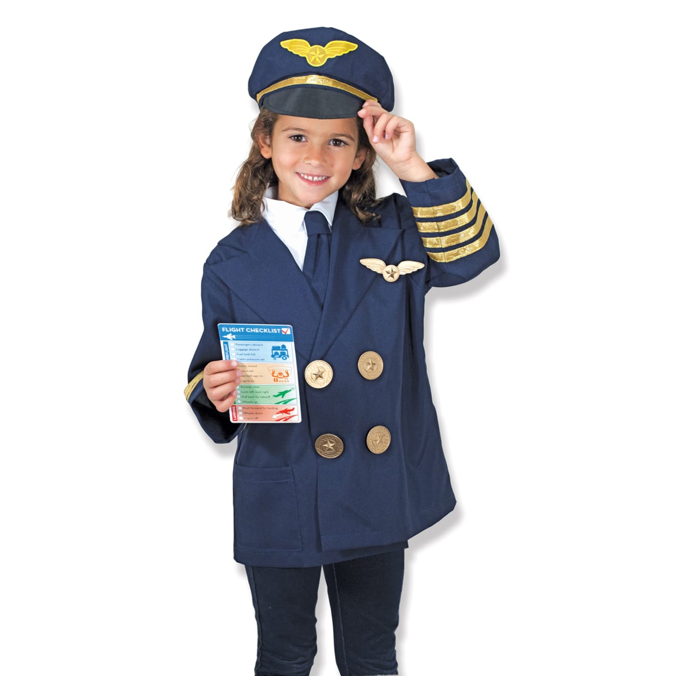 Melissa & Doug Pilot Role Play Costume Set