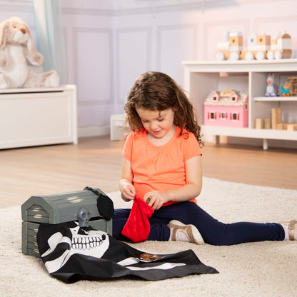 Melissa & Doug Wooden Pirate Chest