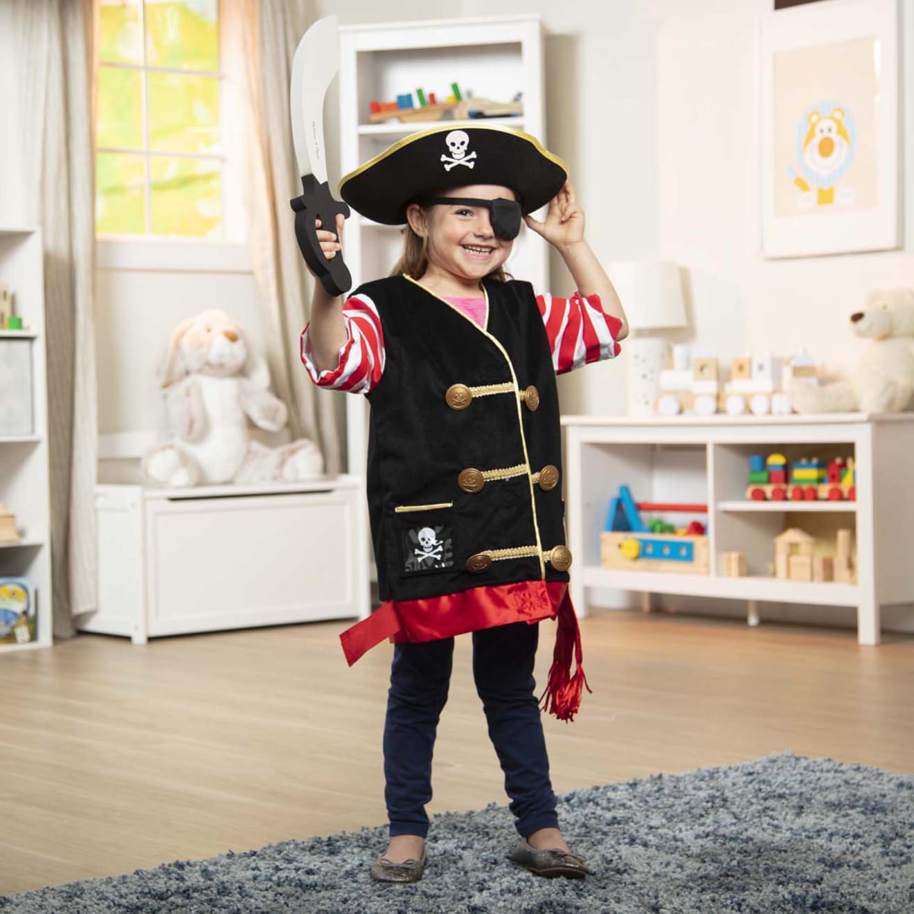 Melissa & Doug Pirate Role Play Costume Set