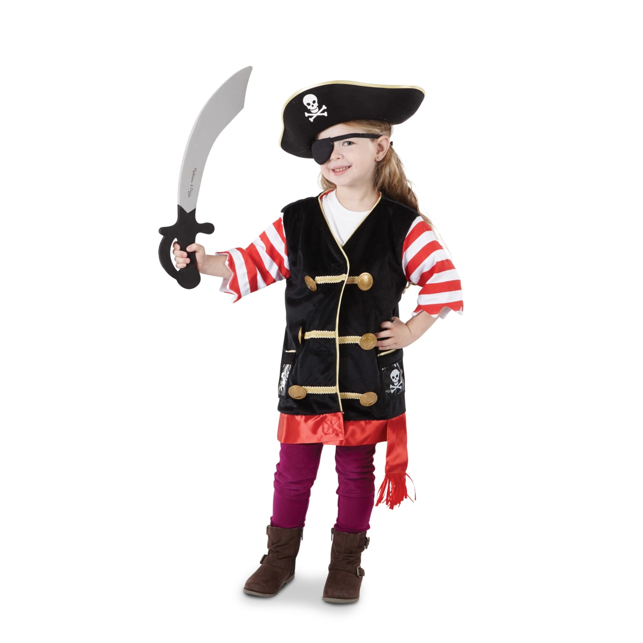 Melissa & Doug Pirate Role Play Costume Set