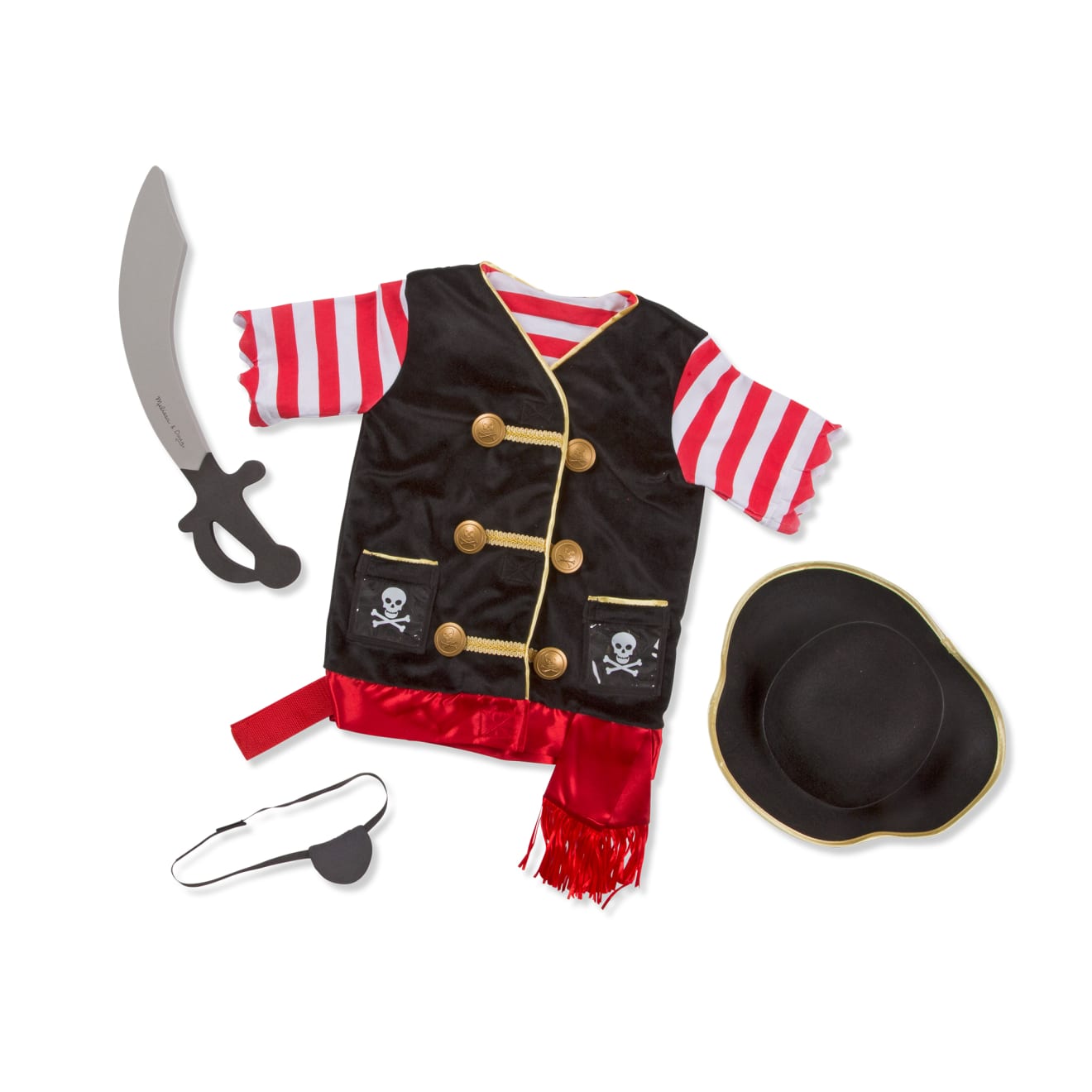 Melissa & Doug Pirate Role Play Costume Set