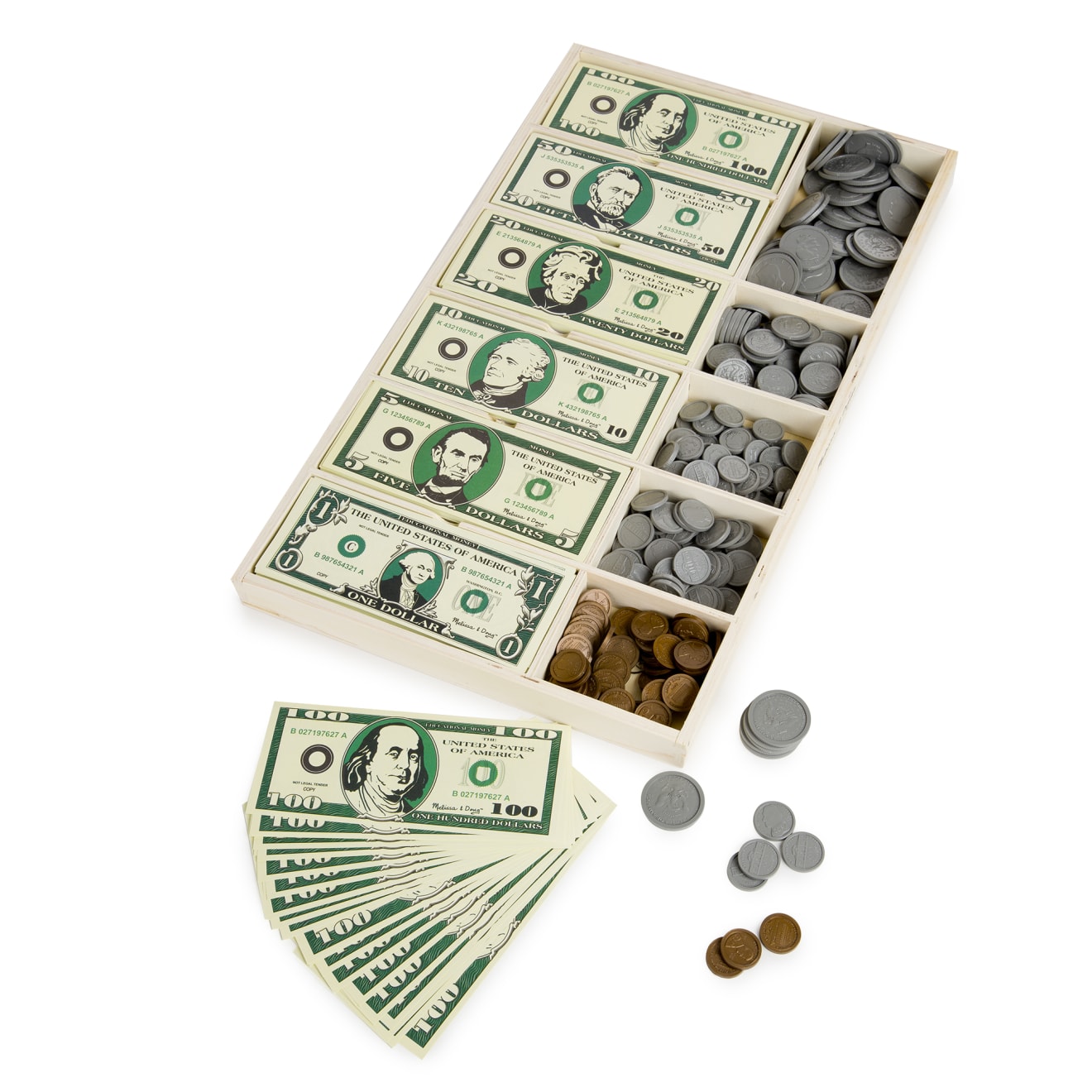Melissa & Doug Classic Play Money Set