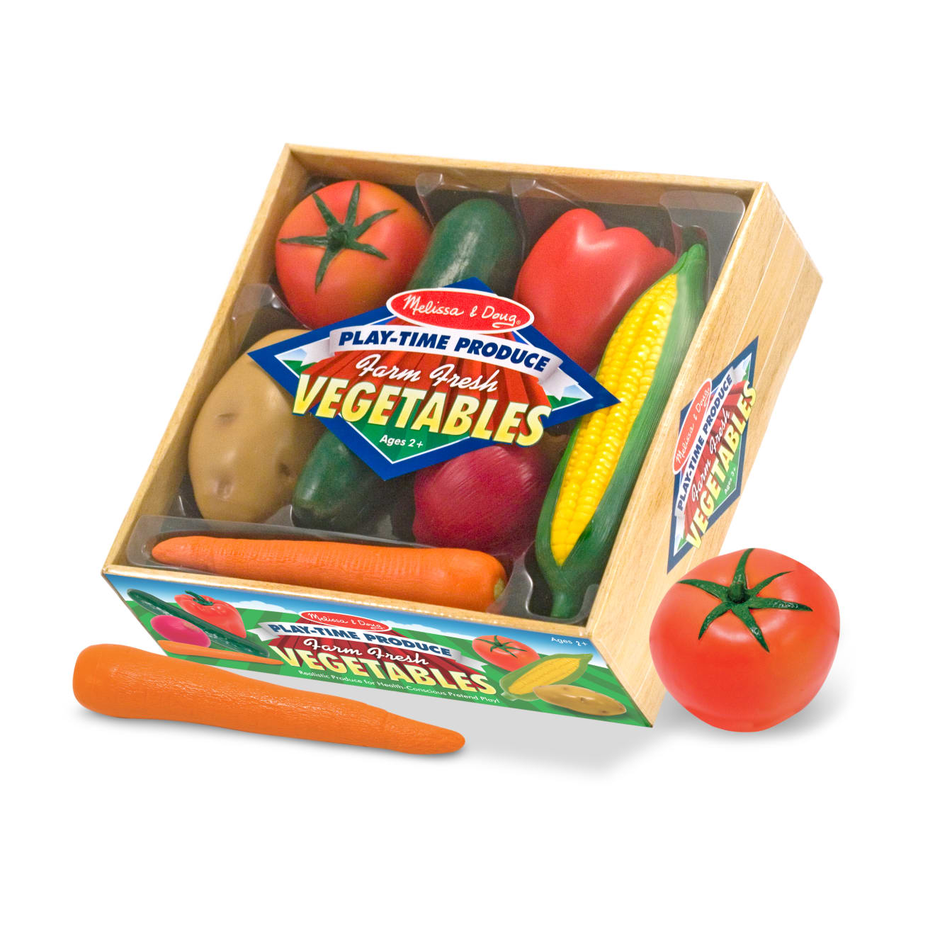 Melissa & Doug Play-Time Produce Vegetables - Play Food