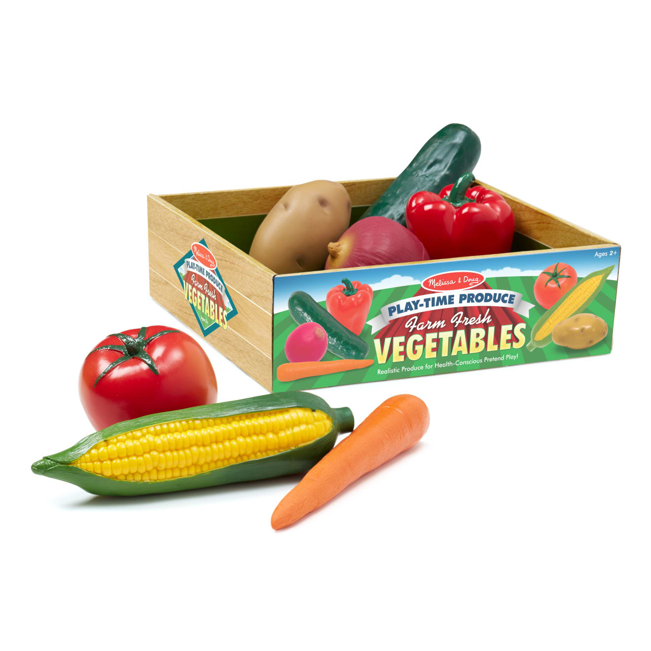 Melissa & Doug Play-Time Produce Vegetables - Play Food
