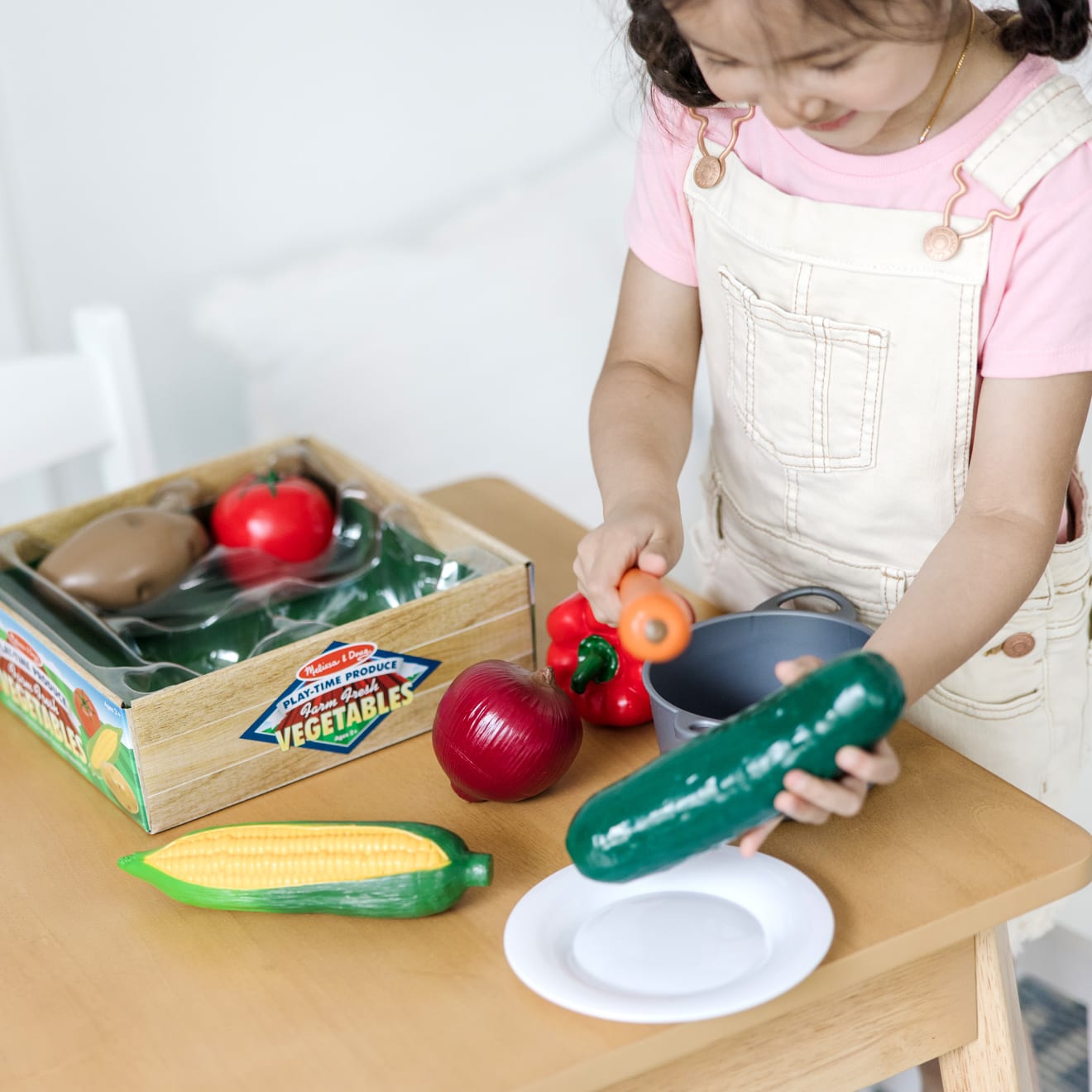 Melissa & Doug Play-Time Produce Vegetables - Play Food
