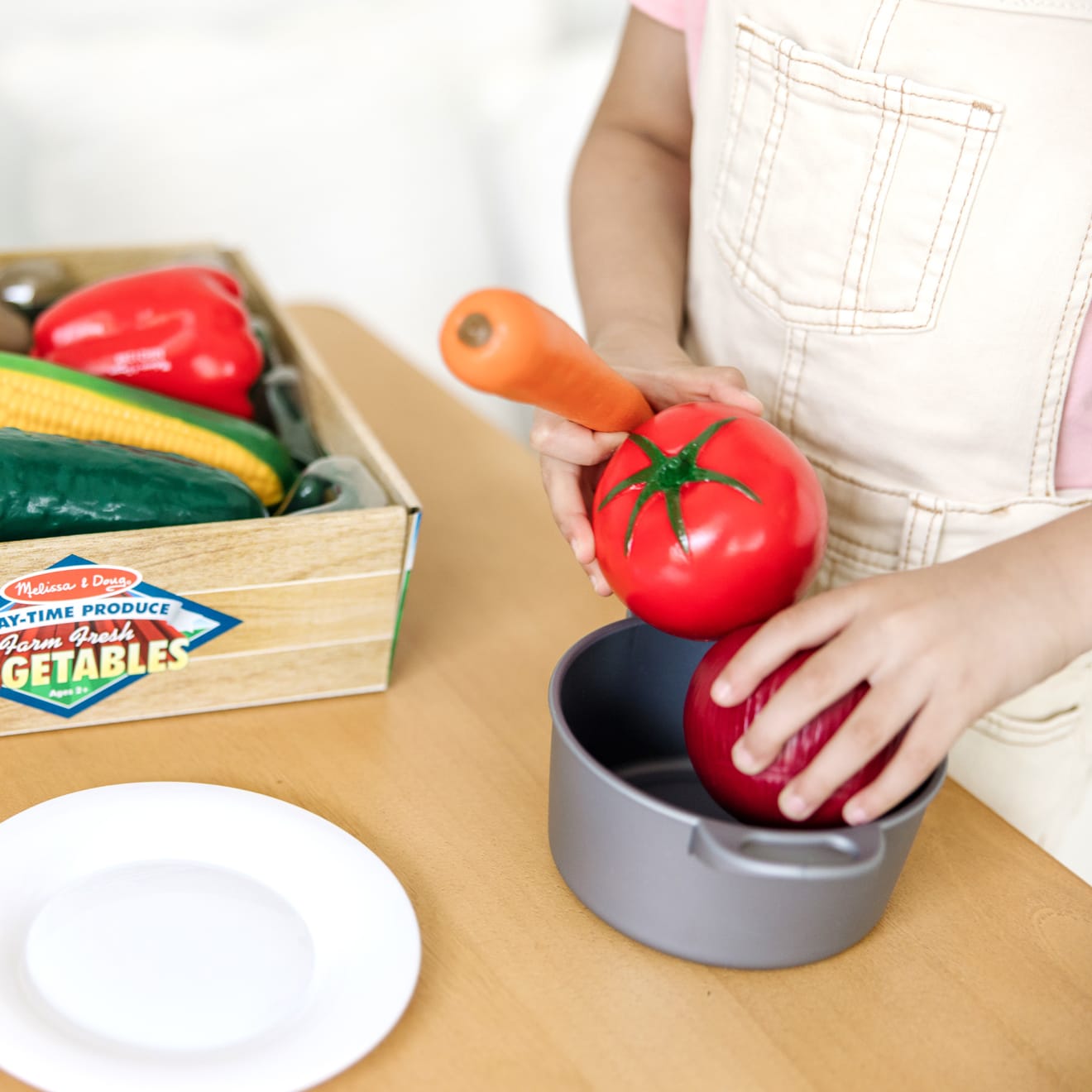 Melissa & Doug Play-Time Produce Vegetables - Play Food