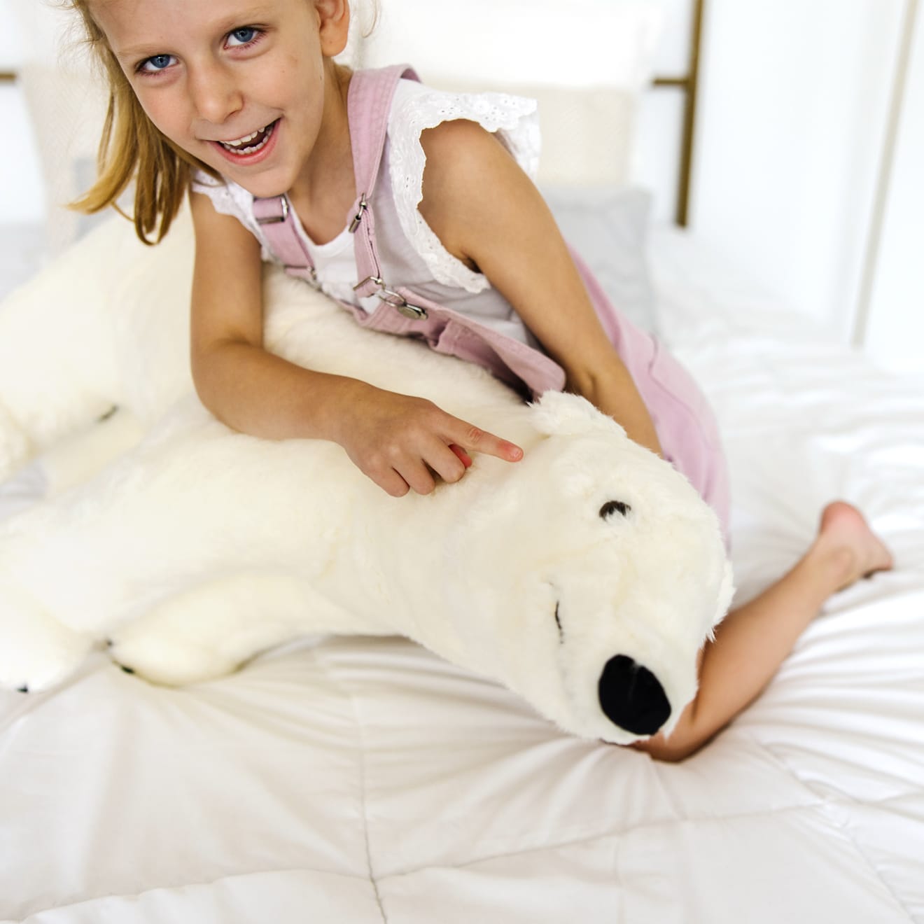 Melissa & Doug Giant Stuffed Animal Polar Bear