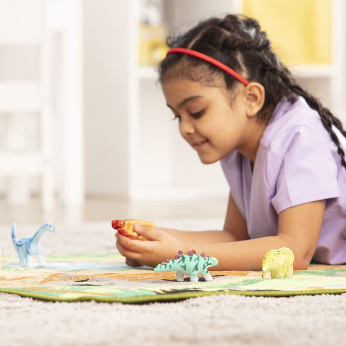 Melissa & Doug Prehistoric Playground Dinosaur Rug