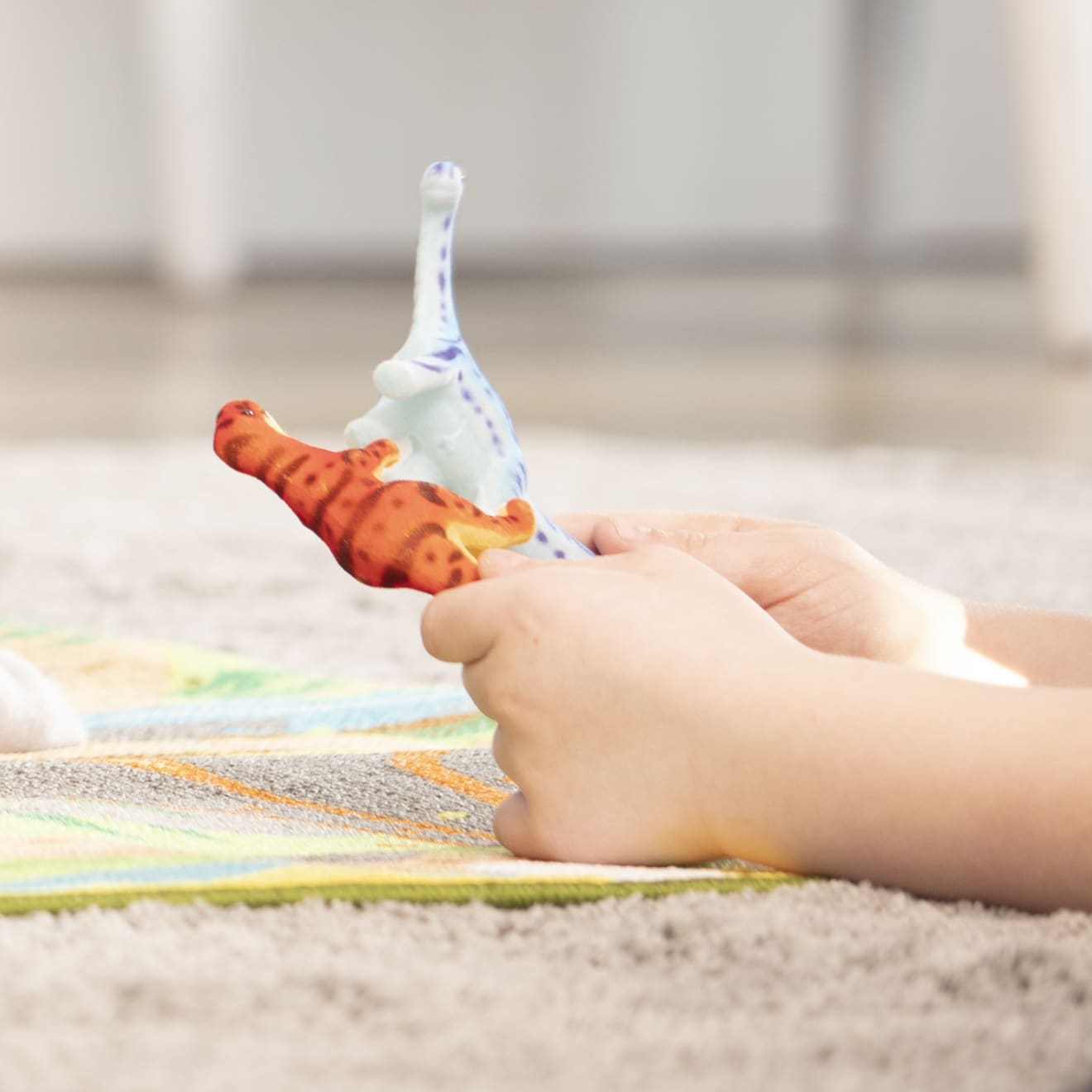 Melissa & Doug Prehistoric Playground Dinosaur Rug