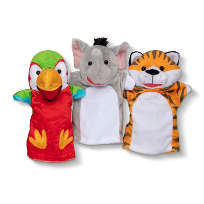 Melissa & Doug Safari Buddies Hand Puppets