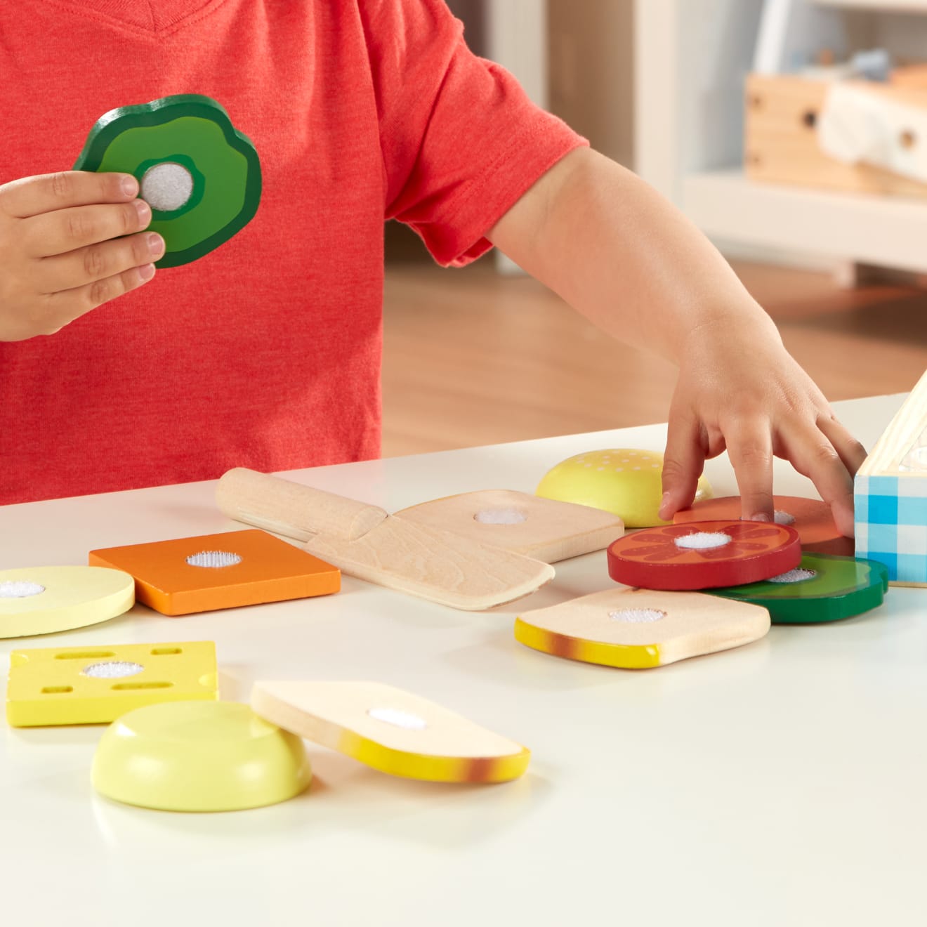 Melissa & Doug Sandwich Making Set - Wooden Play Food