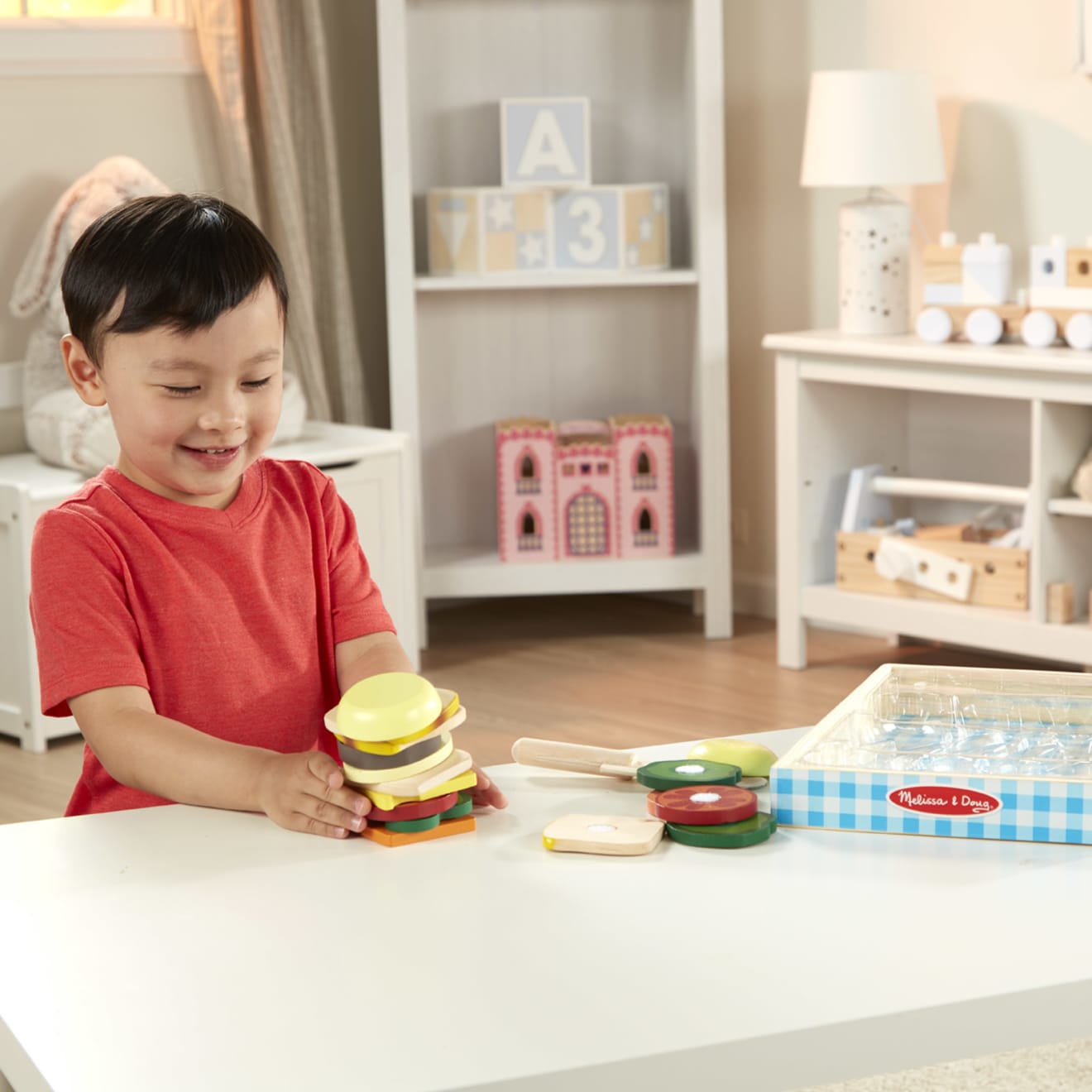 Melissa & Doug Sandwich Making Set - Wooden Play Food
