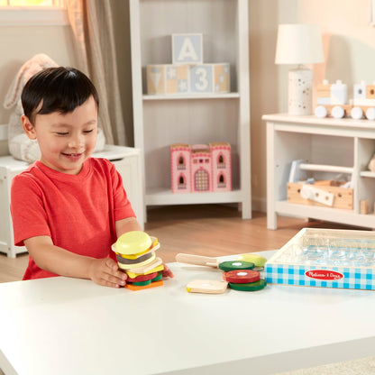 Melissa & Doug Sandwich Making Set - Wooden Play Food