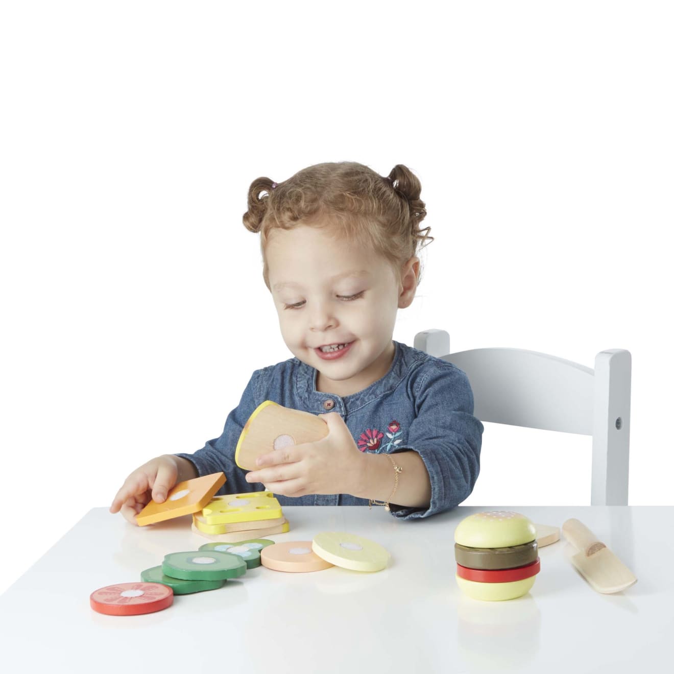 Melissa & Doug Sandwich Making Set - Wooden Play Food