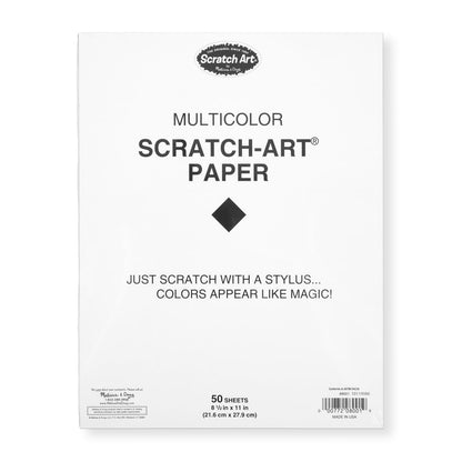 Melissa & Doug Scratch Art Paper Multicolor (50 Sheets)