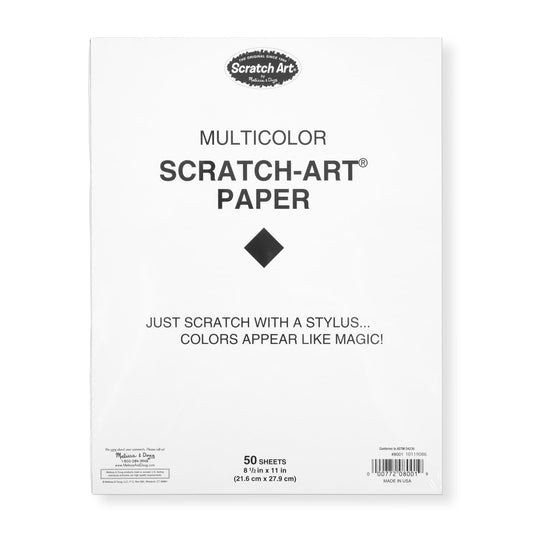 Melissa & Doug Scratch Art Paper Multicolor (50 Sheets)