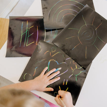 Melissa & Doug Scratch Art Paper Multicolor (50 Sheets)