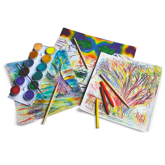 Melissa & Doug Scratch Art Paper Rainbow White (50)