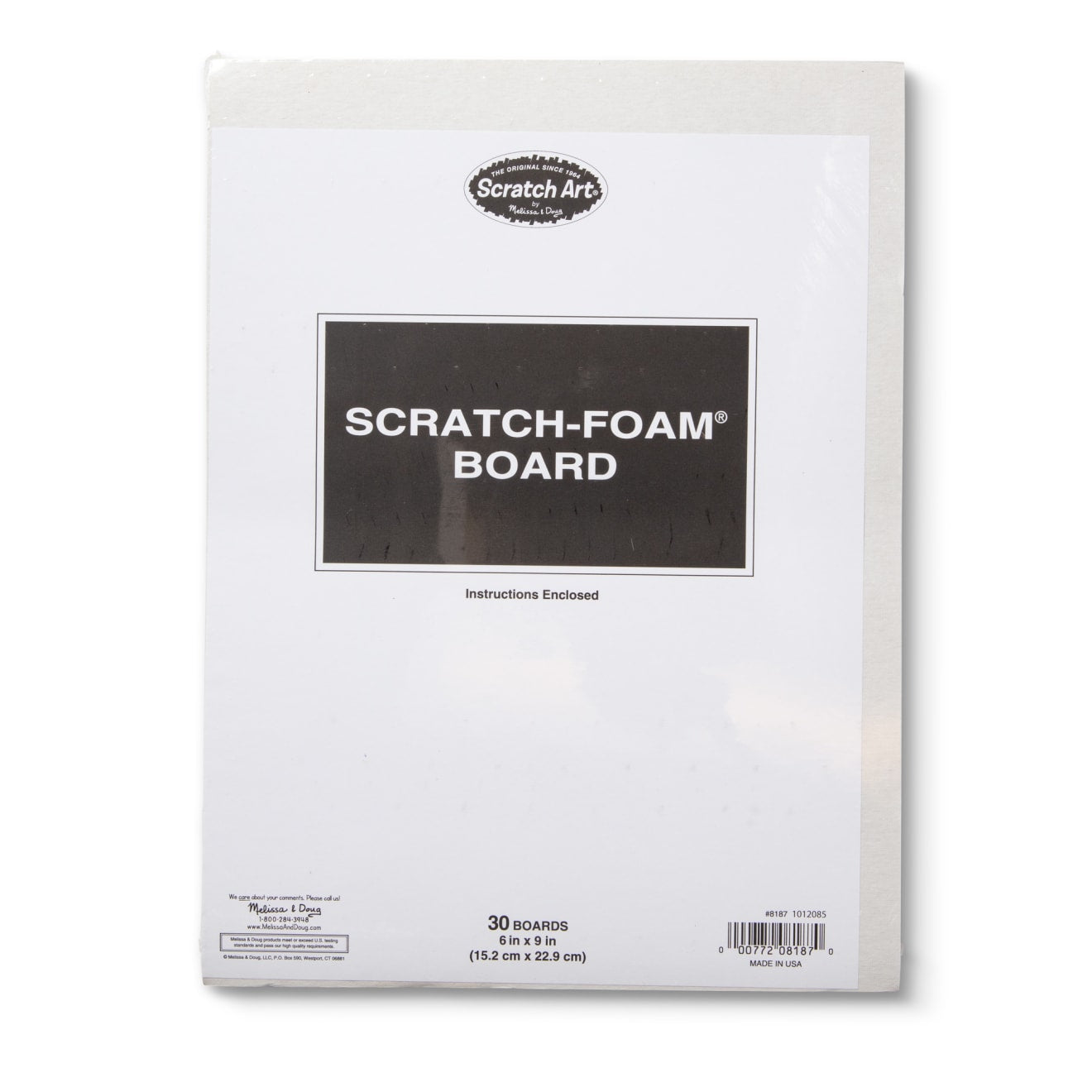 Melissa & Doug Scratch Art Scratch-Foam Board 48 Pieces