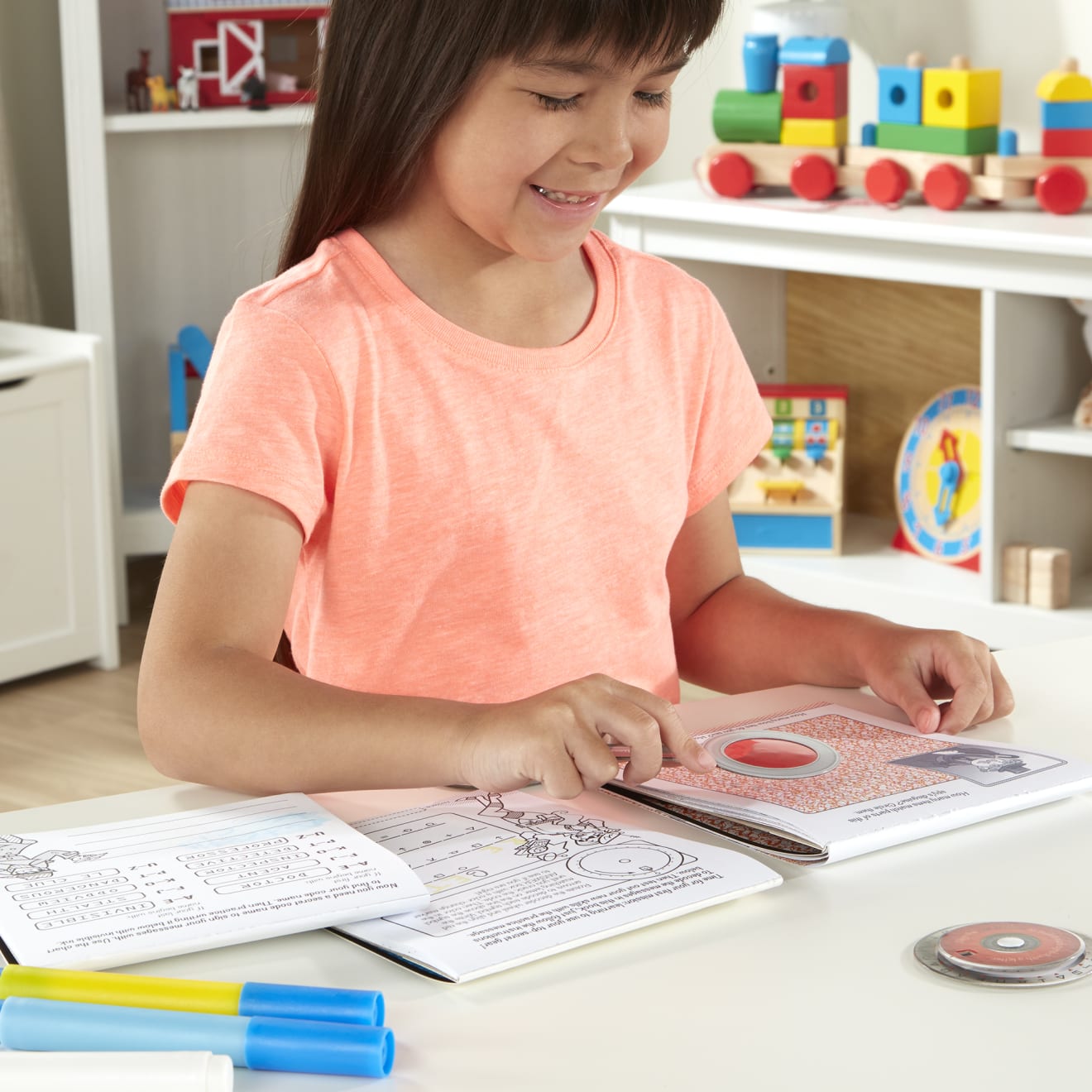 Melissa & Doug Secret Decoder Deluxe Activity Set - On The Go