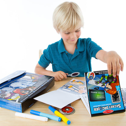 Melissa & Doug Secret Decoder Deluxe Activity Set - On The Go