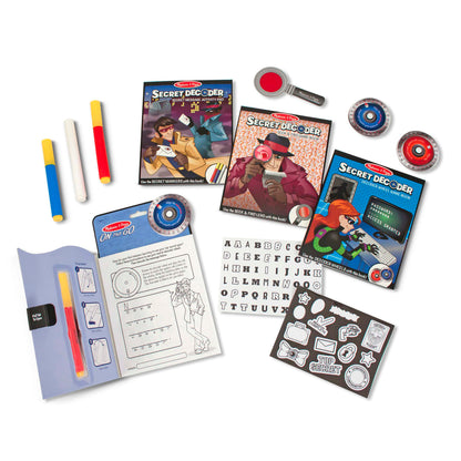Melissa & Doug Secret Decoder Deluxe Activity Set - On The Go