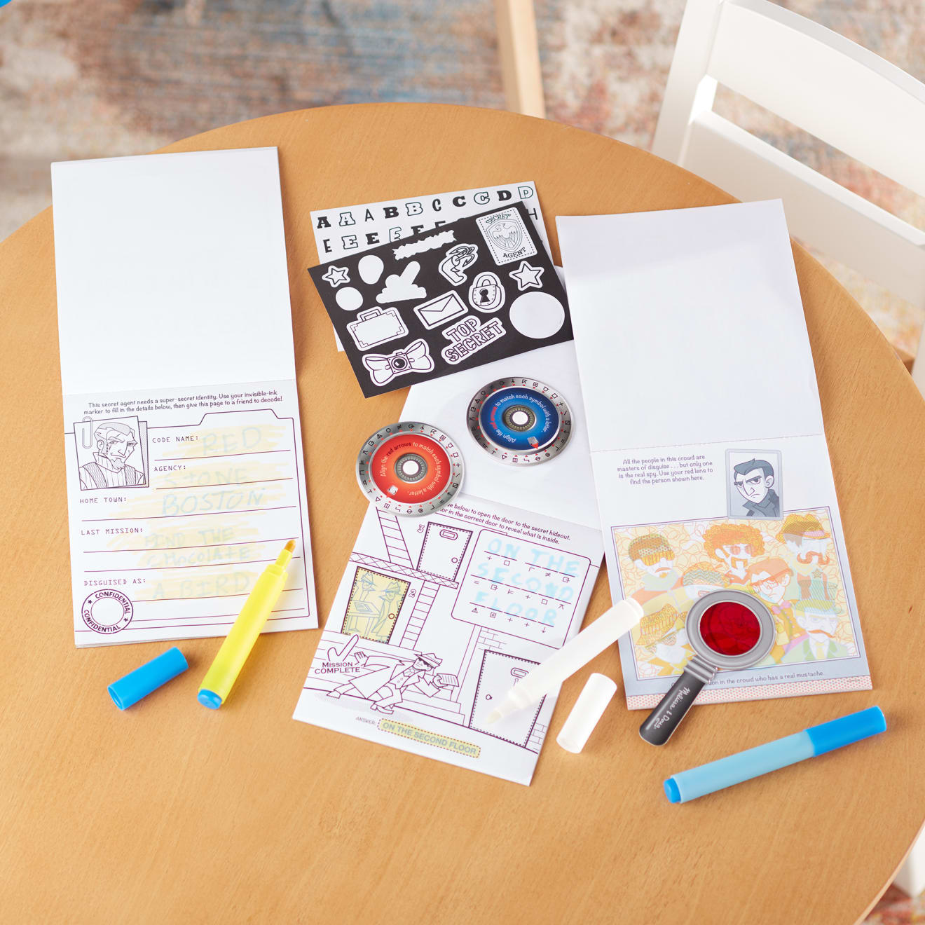 Melissa & Doug Secret Decoder Deluxe Activity Set - On The Go