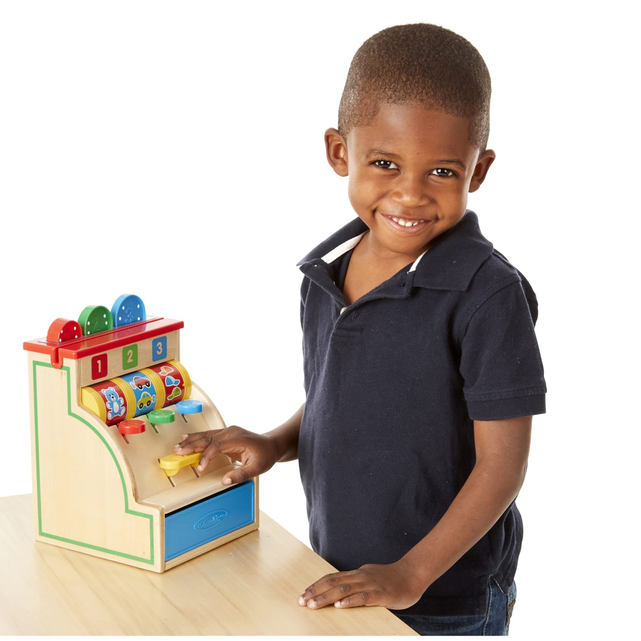 Melissa & Doug Spin & Swipe Cash Register