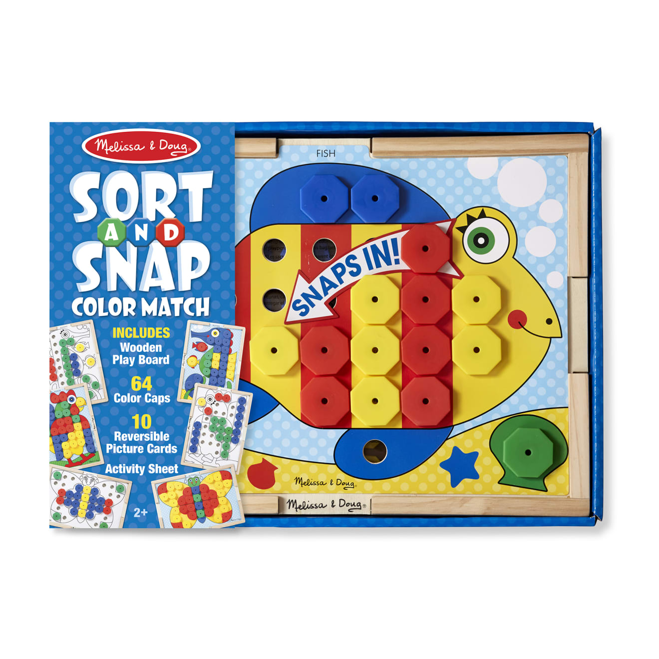 Melissa & Doug Sort & Snap Color Match